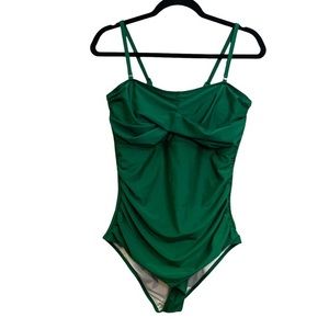 Green One Piece Swimsuit Size XL‎
